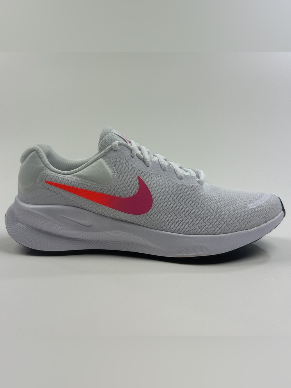 Nike Revolution 7 White Red Womens Size 9 Shoes Running Athletic FB2208-104